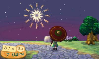 Illustration for article titled Fireworks Festival Fun in Animal Crossing